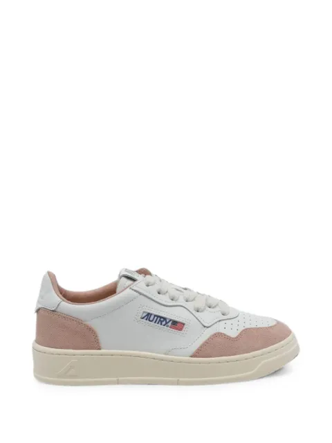 Autry Medalist suede-panel sneakers White AULWFT16