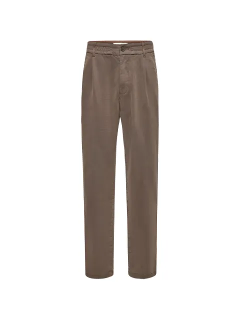 Drykorn Chasy cotton trousers Brown CHASYRGLR270098