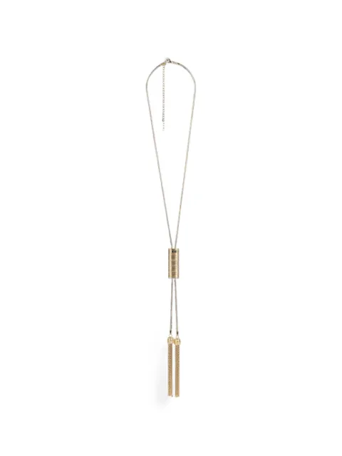 Balmain long brass tassel necklace Gold HN0XA671MBRA