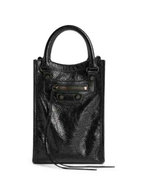 Balenciaga Le City phone holder Black 8734262ABFY