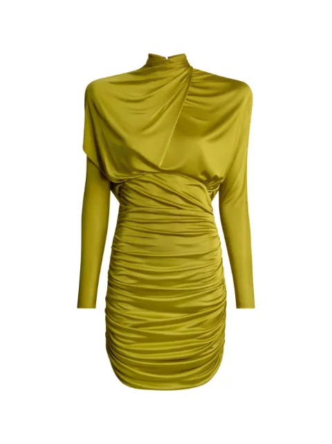 Balmain draped flowing jersey dress Green DR0000000081
