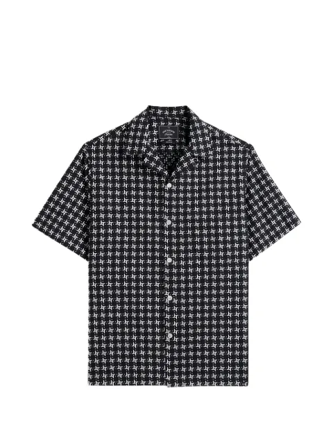 Portuguese Flannel Calypso geometric-print shirt Black CALYPSO