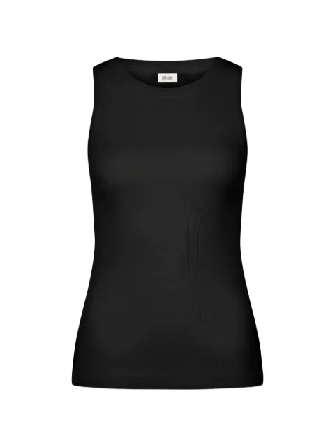 Drykorn Olina ribbed tank top Black OLINA520026