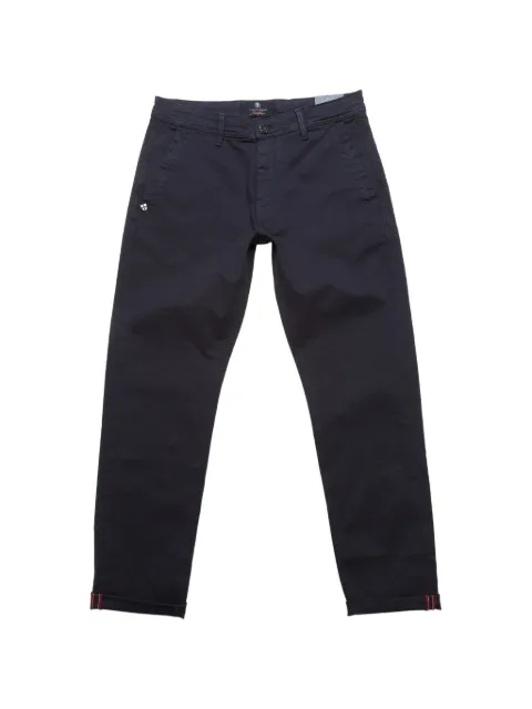 Blue de Gênes Menzo Dobby chinos Blue 60369