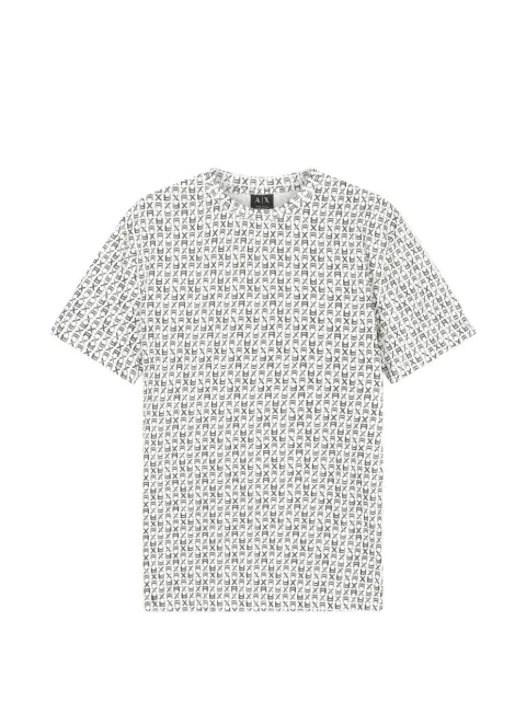 Armani Exchange logo-print cotton T-shirt Neutrals XM002778AF10356