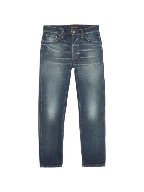 Nudie Jeans Solid Ollie Lost faded denim jeans Blue 114960