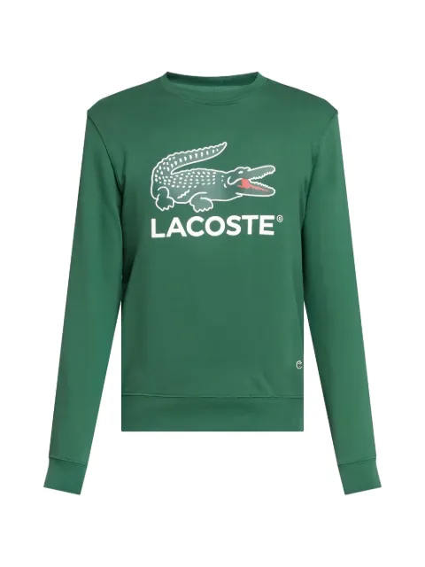Lacoste logo-print crew-neck sweatshirt Green SH7420