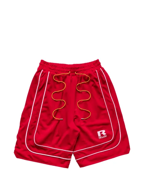 RHUDE piping-detail mesh shorts Red RHSS26SH010413041