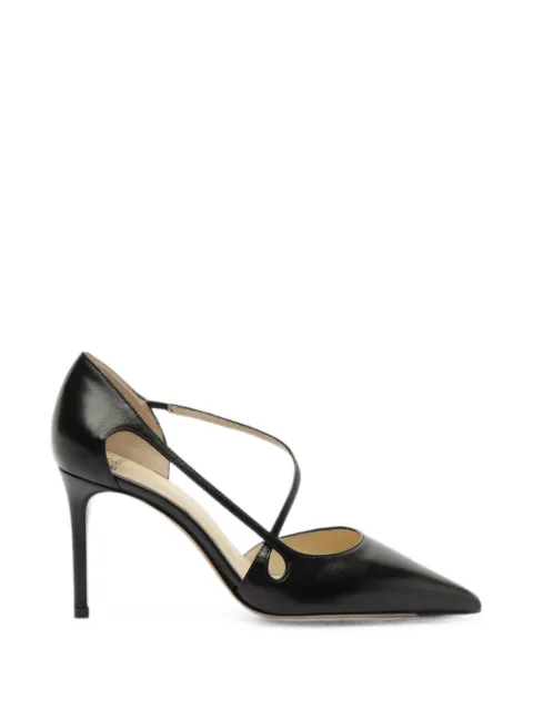 Alexandre Birman Renee crossover-strap pumps Black B0602900120003