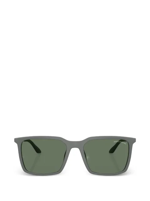 Armani Exchange square-frame matte-finish sunglasses Grey 0AX4170SU