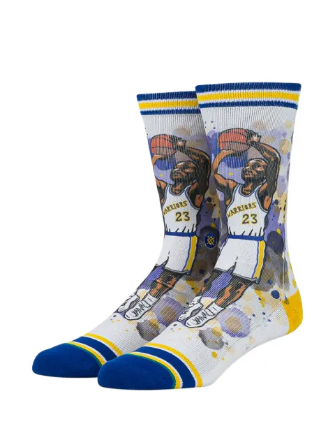 Stance NBA Golden State Warriors socks White M558C16ROCBLU