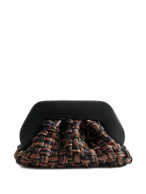 Themoirè Bios woven clutch bag Black 261WTMBM0OCVF1203B