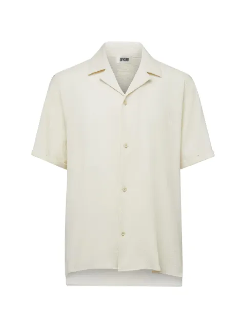 Drykorn Bijan_2 jacquard short-sleeve shirt Neutrals BIJAN2152305
