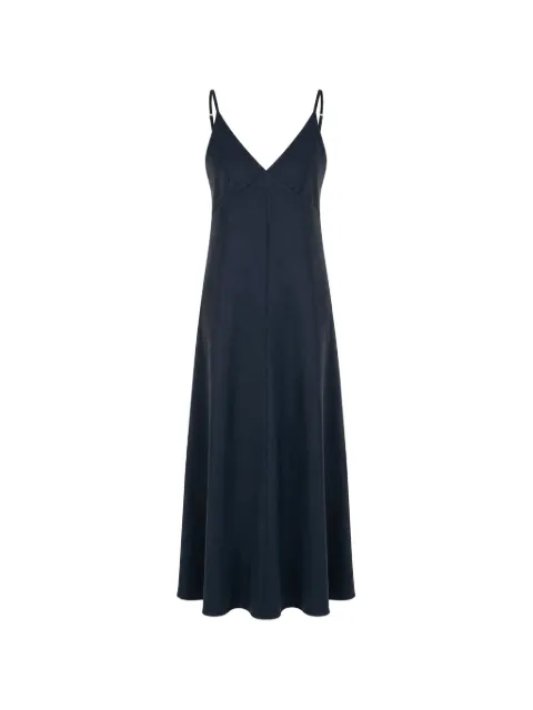 Drykorn v-neck spaghetti-strap maxi dress Blue KAIREN130014