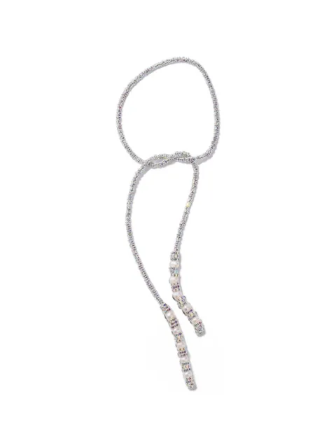 Pearl Octopuss. Y Coco crystal-embellished necklace Silver B48ZT