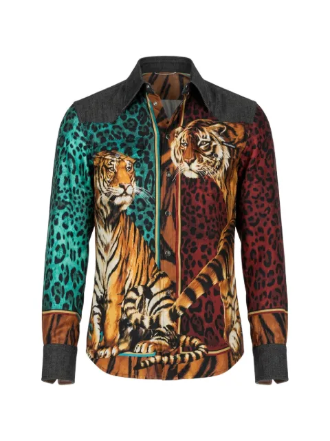 Dolce & Gabbana animal-print shirt Grey 9116967534807