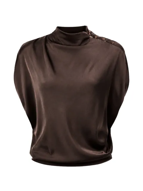 TWP Wish You Would blouse Brown 55423W639