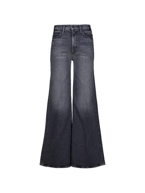 MOTHER The Hustler Roller Sneak wide-leg jeans Grey 10507515