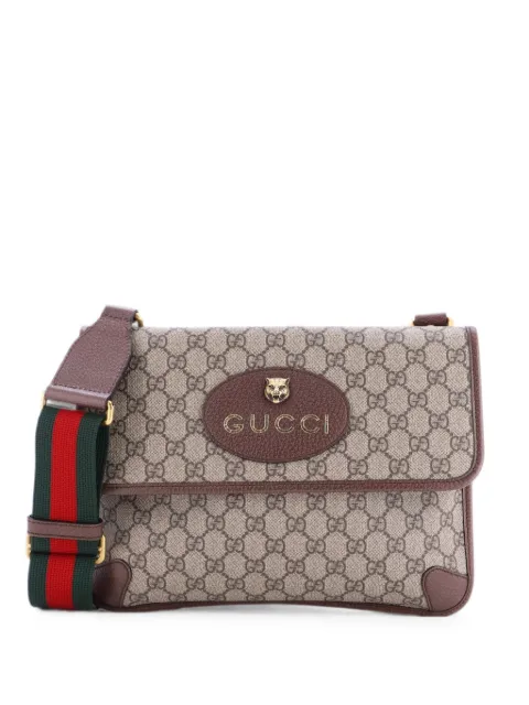 Gucci Pre-Owned Neo Vintage Flap Messenger GG Coated Canvas Medium crossbody bag Brown ZF5DLZIGVES5KK8K