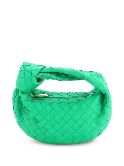 Bottega Veneta Pre-Owned BV Jodie Intrecciato Nappa Mini hobo bag Green T642WKC4DX6OKAK1