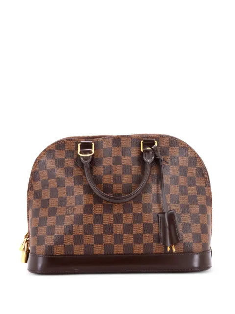 Louis Vuitton Pre-Owned Alma Handbag Damier PM satchel Brown ICNFPJ8W97QB2WGQ