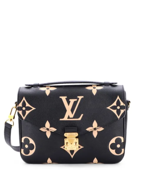 Louis Vuitton Pre-Owned Pochette Metis Bicolor Monogram Empreinte Giant crossbody bag Black GD4N4U6O07OB8BFK