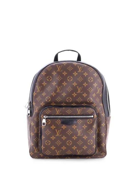 Louis Vuitton Pre-Owned Josh Macassar Monogram Canvas backpack Brown QZQAQ2NLYFJTHPW7