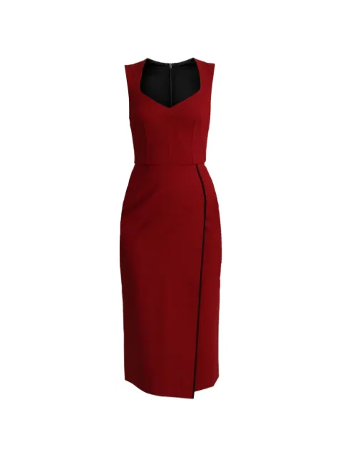 Dolce & Gabbana piped midi dress Red DR28778