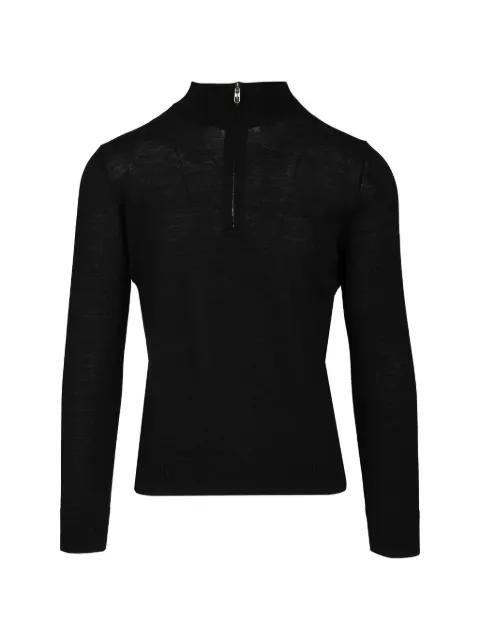 Al Duca D’Aosta 1902 long-sleeved quarter-zip sweater Black LG1149