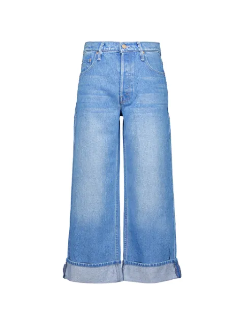 MOTHER The Smoothie cropped jeans Blue 125681321