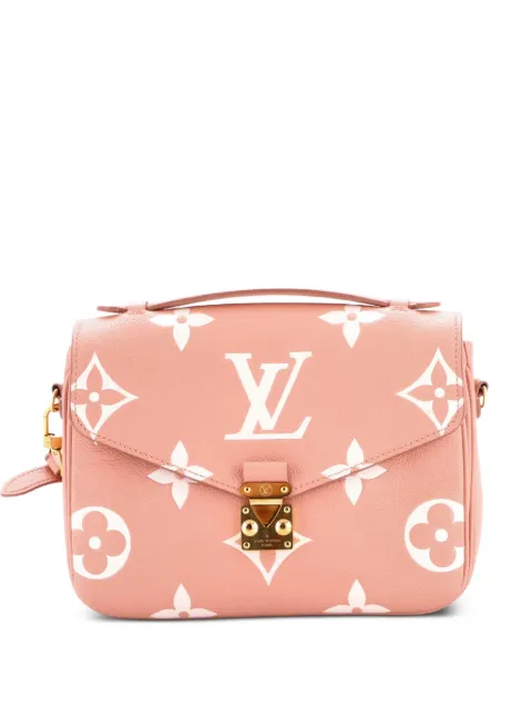 Louis Vuitton Pre-Owned Pochette Metis Bicolor Monogram Empreinte Giant crossbody bag Pink YM24B9KJWTKZ1XIA