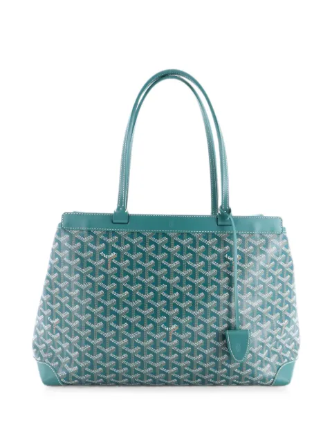 Goyard Pre-Owned Bellechasse Bag Coated Canvas PM tote bag Green MSRK89AWNO2KC79E