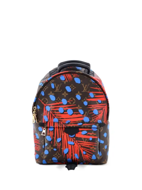 Louis Vuitton Pre-Owned Palm Springs Limited Edition Monogram Jungle Dots PM backpack Brown 69GO4ESFFO9QEWX2