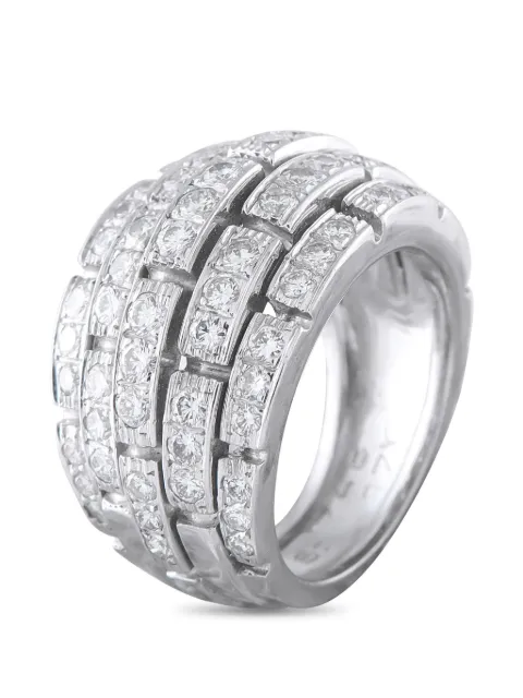 Cartier Maillon Panthère diamond ring Silver CA10060426