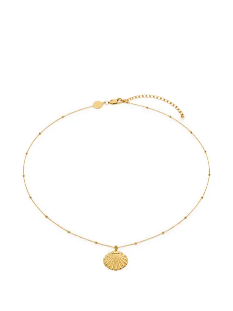 YOJ Conchigla shell-pendant necklace Gold 23NKYG0122