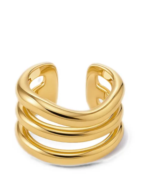 YOJ Arc triple-band ring Gold CHXRGYG003