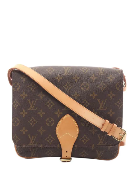 Louis Vuitton Pre-Owned 2001 Monogram Cartouchiere GM crossbody bag Brown O98DIRM0U0YQZ8AH