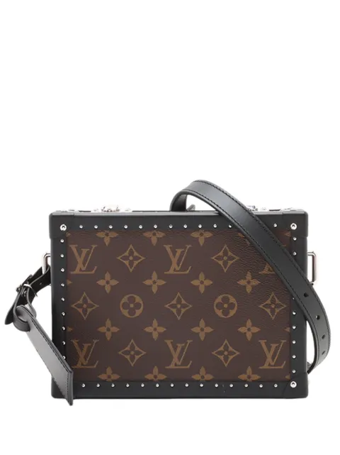 Louis Vuitton Pre-Owned 2021-2026 Monogram Macassar Clutch Box crossbody bag Brown BQHVNDCHCUQOFFSN