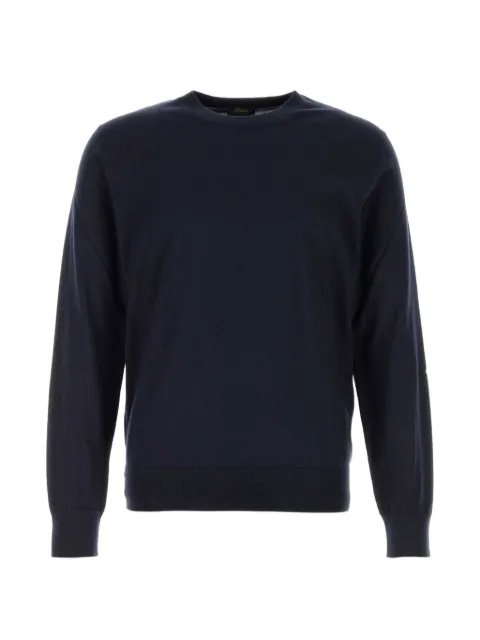 Brioni crew-neck sweater Blue UMQ90LP1K82