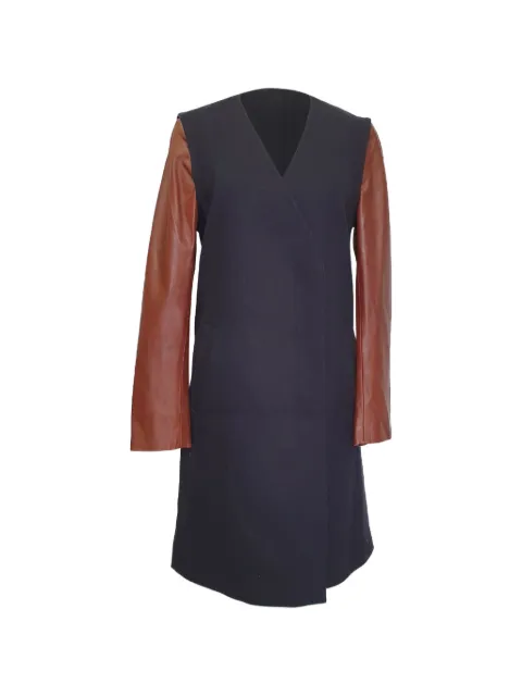 Theory Quennel long-sleeve coat Blue RFCPUGBCL748867W