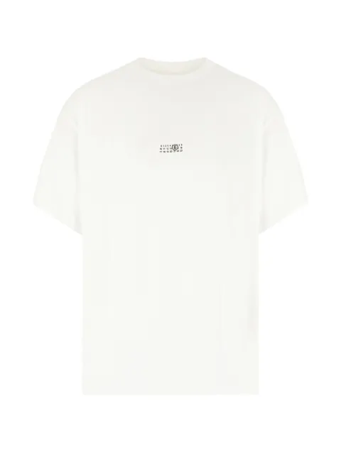 MM6 Maison Margiela logo-print T-shirt White S52GC0367M20258