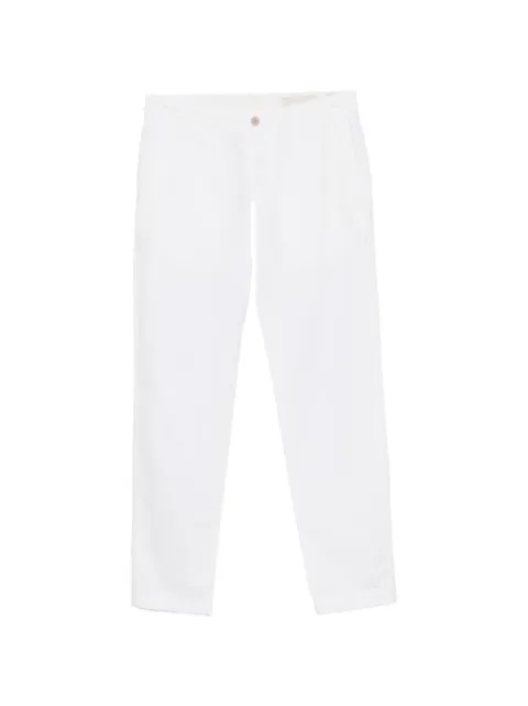 original vintage style mid-rise straight-leg cotton trousers White FLIN428TO428
