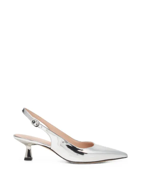 Stuart Weitzman Stuart Sculpt pointed-toe pumps Silver SO050LSPSLV