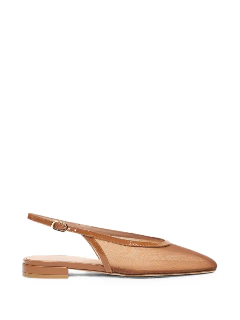 Stuart Weitzman mesh slingback ballet flats Neutrals SN771MHGYVY