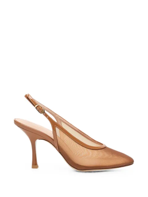 Stuart Weitzman Bareitaitall slingback pumps Brown SN773MHGYVY