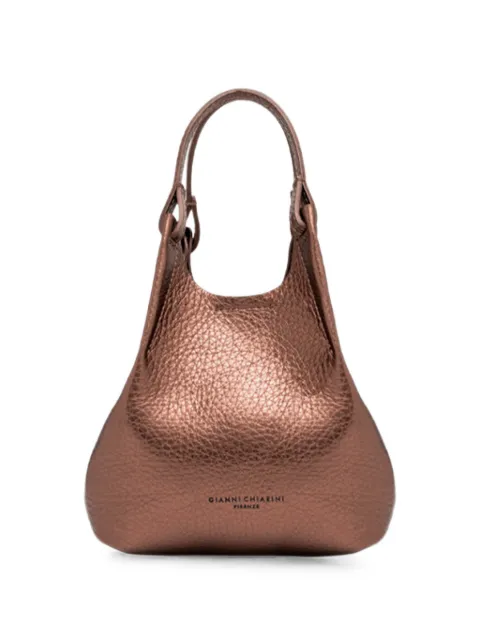 GIANNI CHIARINI small Dua leather shoulder bag Brown BS9718RNGDBLTU