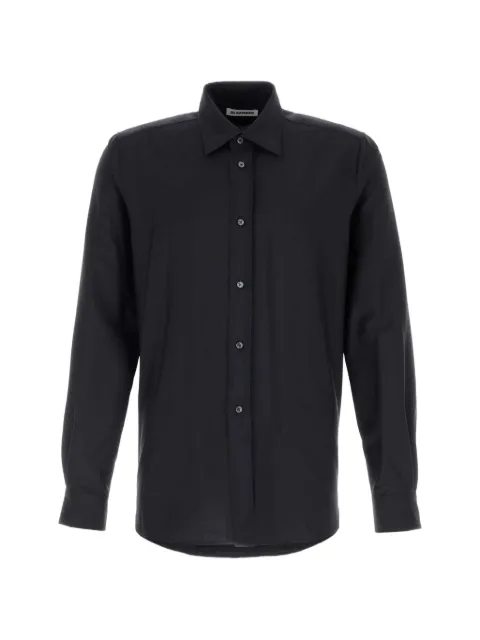 Jil Sander long-sleeve button-down shirt Black J22DL0401J41444