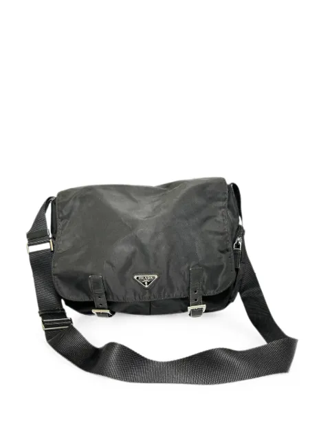 Prada Pre-Owned 2000s Tessuto messenger bag Black RFCPUGBBA746169W