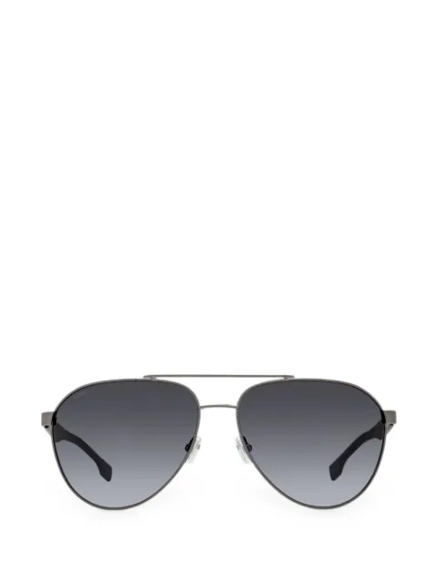 BOSS double-bridge pilot sunglasses Grey 205924PTA601I