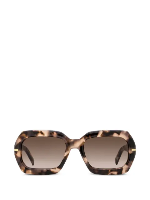BOSS geometric-frame sunglasses Brown 207553HT854HA